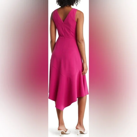 WILL NOT TAKE LESS Vince Camuto Asymmetric Hem Scuba Crepe Dress - Picture 9 of 9